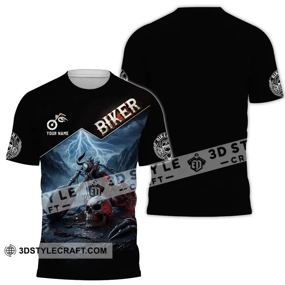 Unisex Shirt - Custom Biker 3D Shirt T-Shirt / S T-shirt