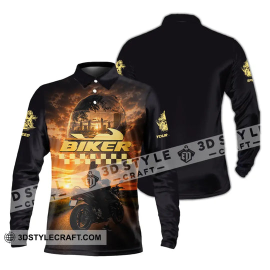 Unisex Shirt - Custom Biker Shirt style option 4