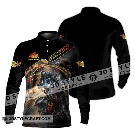 Unisex Shirt - Custom Biker Shirt style option 4