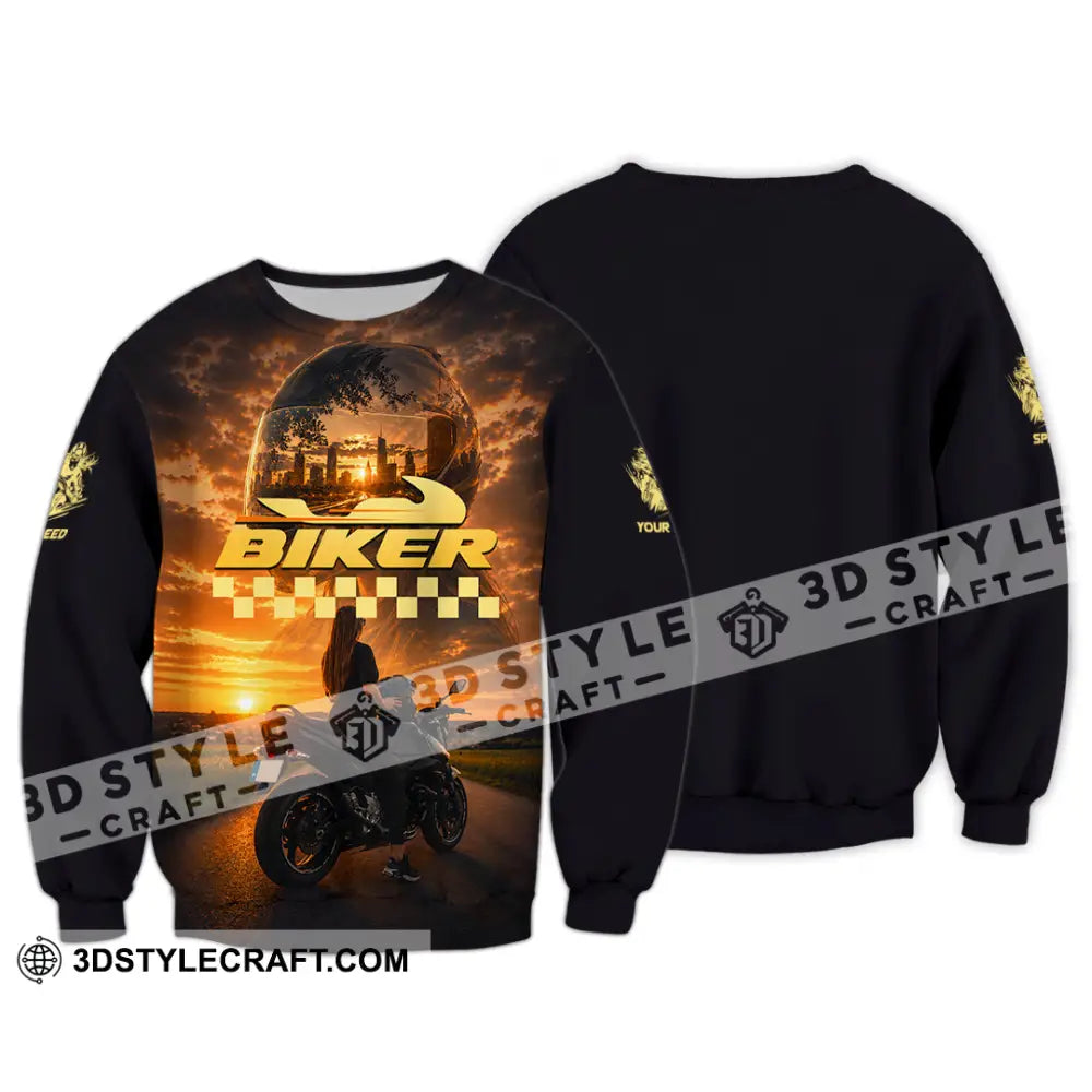 Unisex Shirt - Custom Biker Shirt - Long Sleeve / S - T-shirt