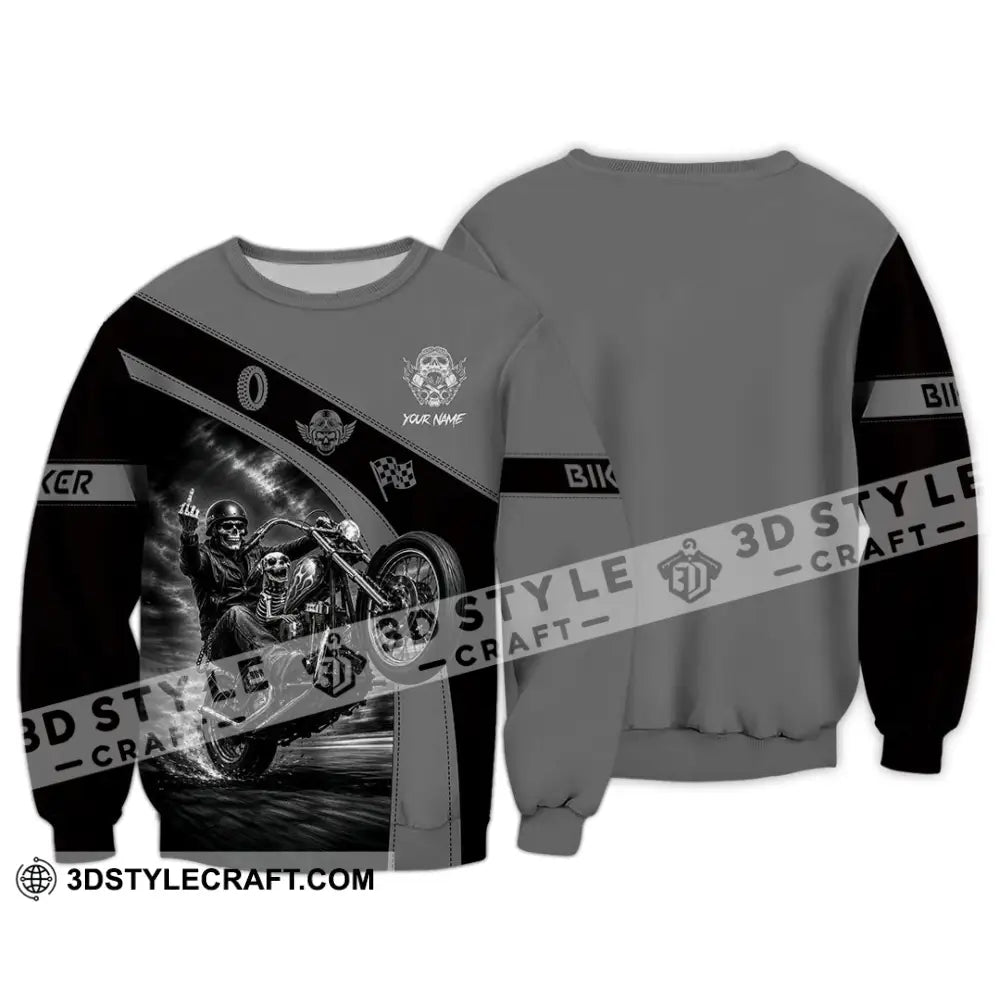Unisex Shirt - Custom Biker Shirt - Long Sleeve / S - T-shirt