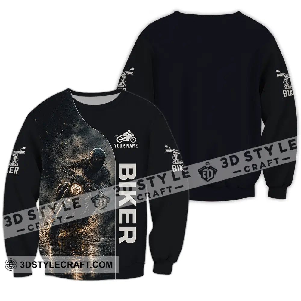 Unisex Shirt - Custom Biker Shirt - Long Sleeve / S - T-shirt