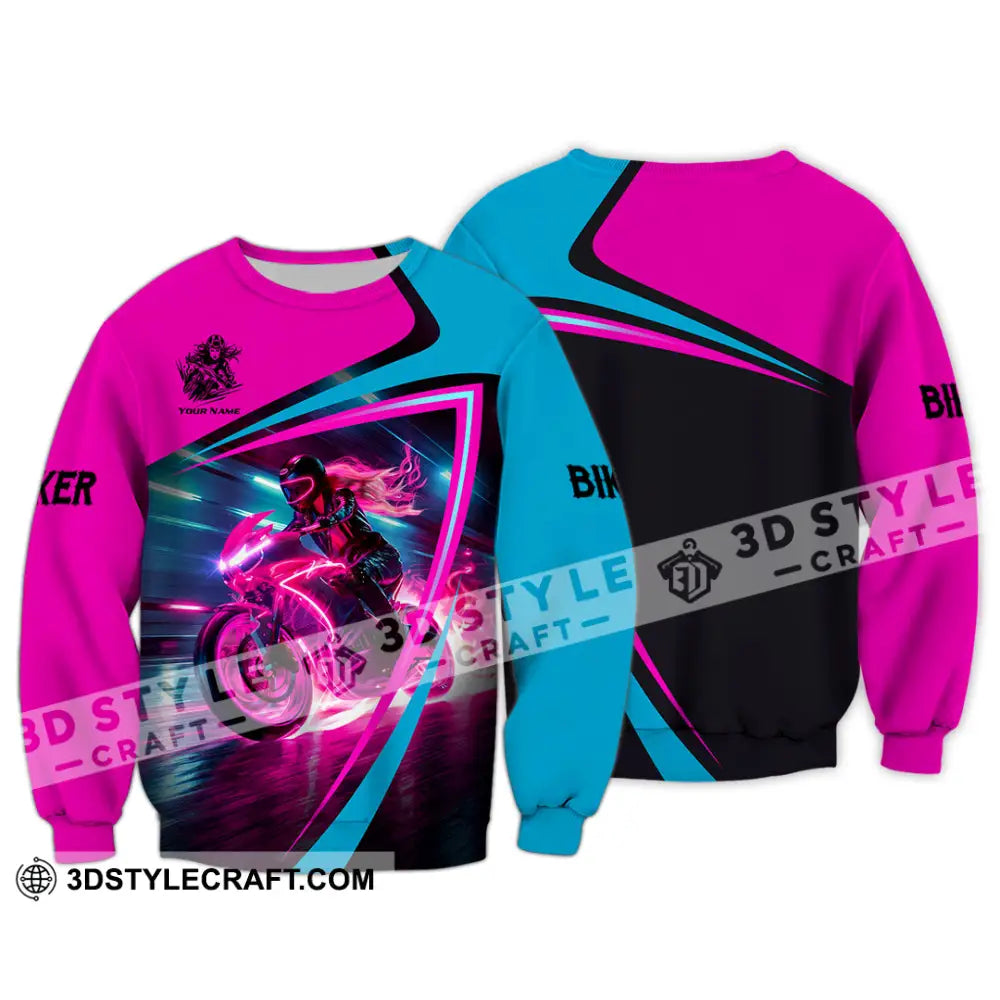 Unisex Shirt - Custom Biker Shirt - Long Sleeve / S - T-shirt