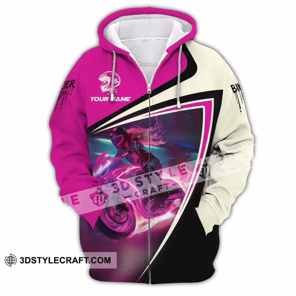 Unisex Shirt - Custom Biker Shirt - Zipper Hoodie / S - T-shirt