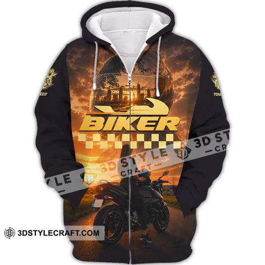 Unisex Shirt - Custom Biker Shirt style option 3