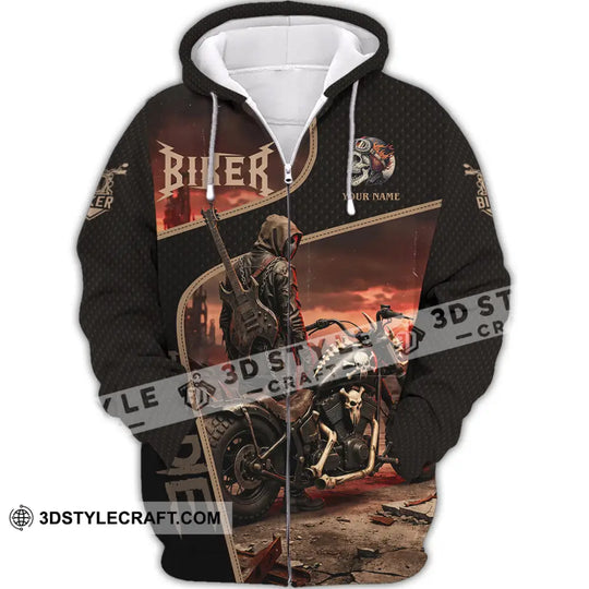 Unisex Shirt - Custom Biker Shirt style option 3