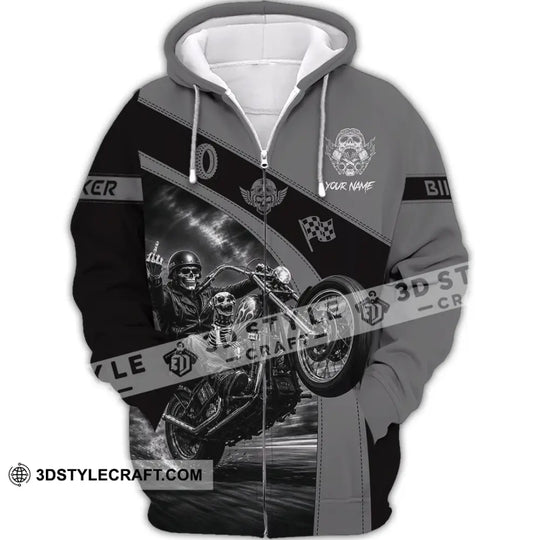 Unisex Shirt - Custom Biker Shirt style option 3