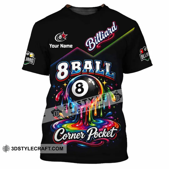 Unisex Shirt - Custom Billiard 8 Ball Shirt style option 4