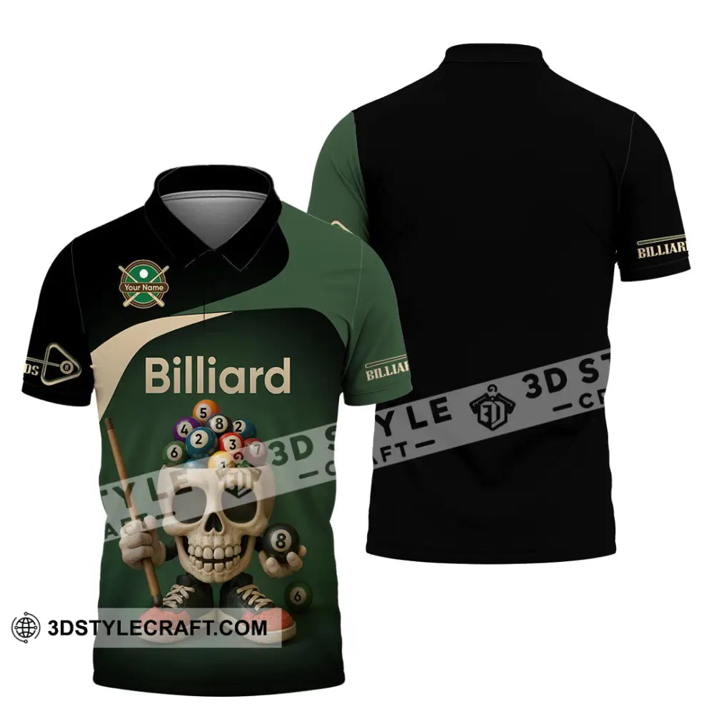 Unisex Shirt - Custom Billiard Shirt Polo Shirt / S T-shirt
