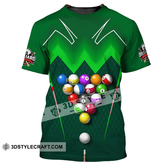 Unisex Shirt Custom Billiards Polo T-Shirt For Lovers T-Shirt / S