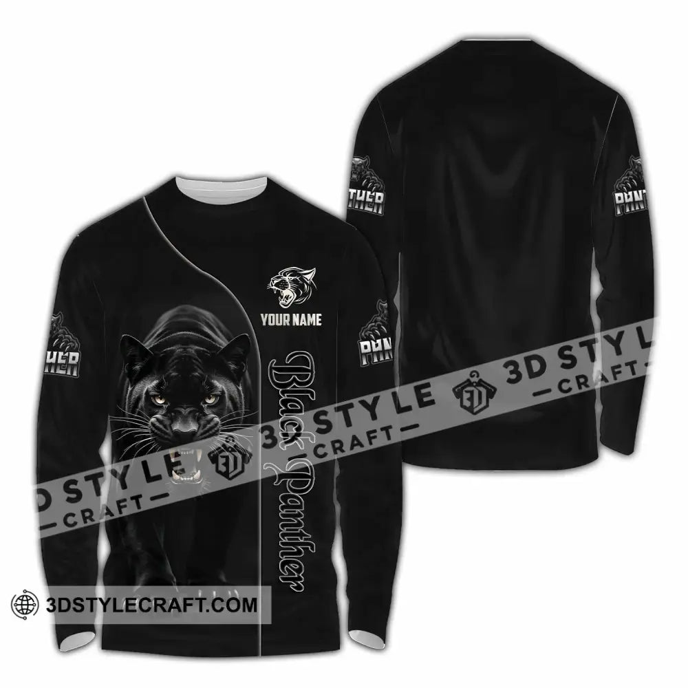 Unisex Shirt - Custom Black Panther Lover Classic Shirt Long Sleeve Shirt / S T-shirt