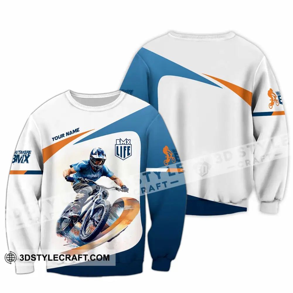 Unisex Shirt Custom BMX Race Bikes Shirt Long Sleeve / S T shirt