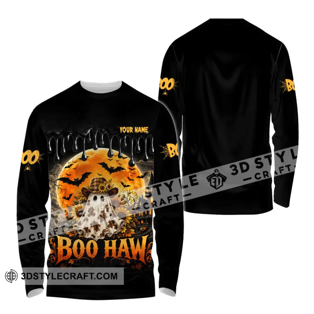 Unisex Shirt - Custom Boo Haw Shirt - Long Sleeve Shirt / S - T-shirt