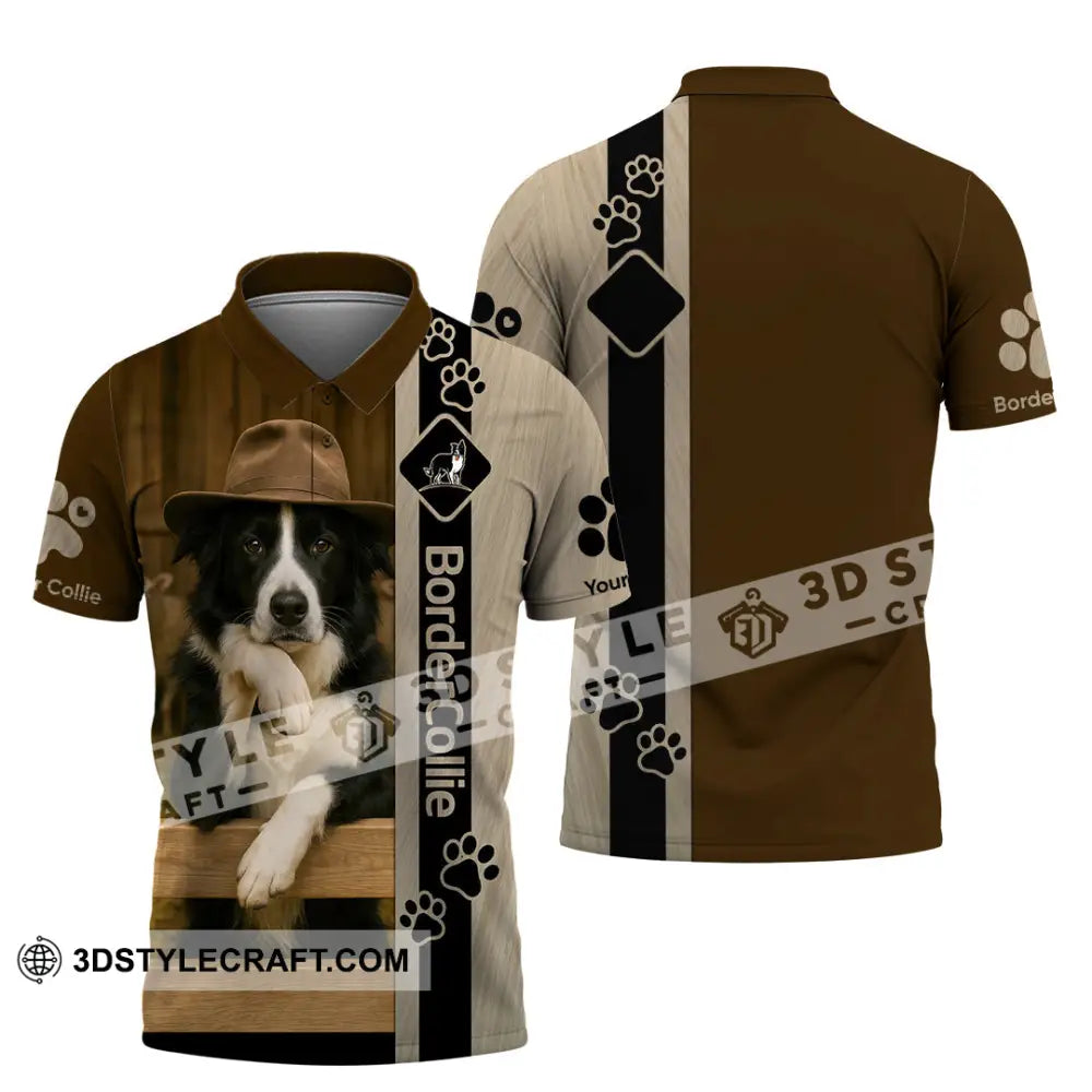 Unisex Shirt - Custom Border Collie Shirt Polo Shirt / S T-shirt