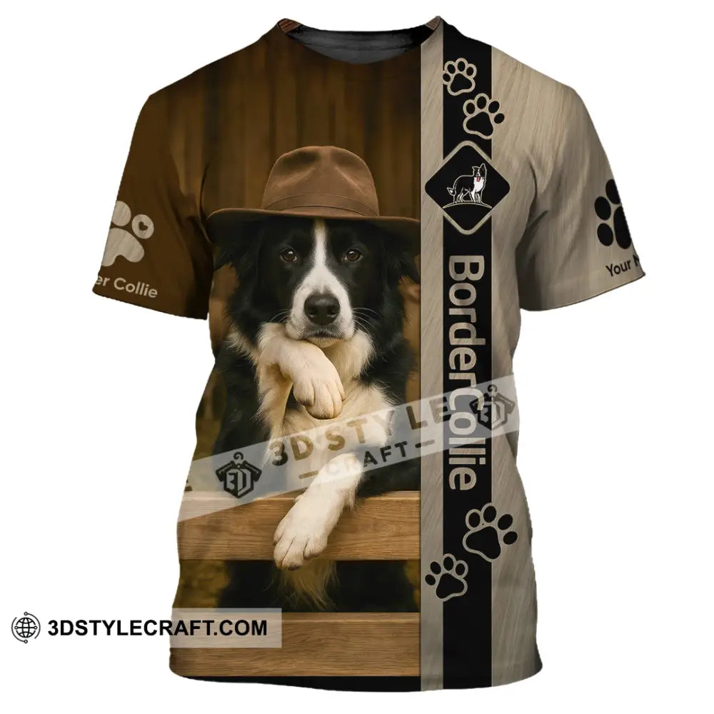Unisex Shirt - Custom Border Collie Shirt T-Shirt / S T-shirt
