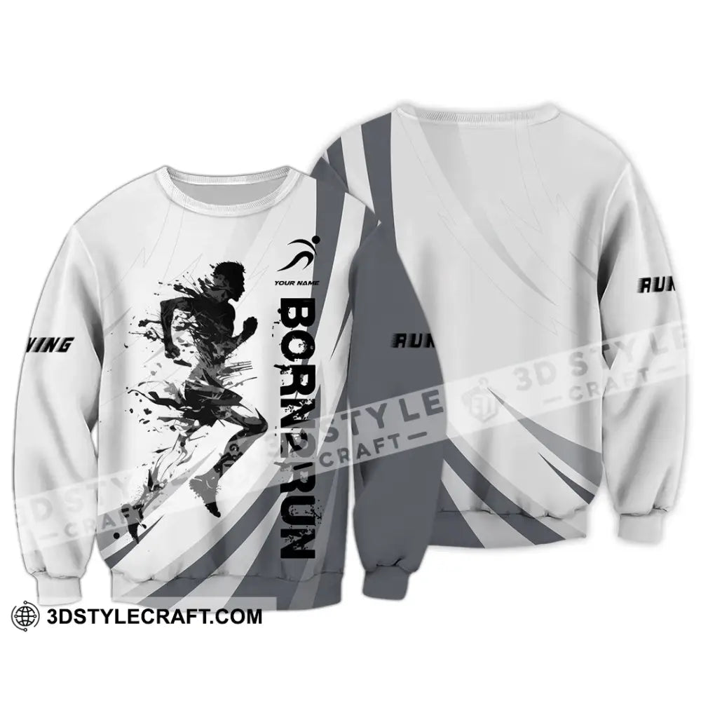 Unisex Shirt - Custom Born To Run Shirt Long Sleeve / S T-shirt