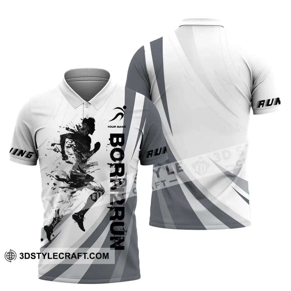 Unisex Shirt - Custom Born To Run Shirt Polo Shirt / S T-shirt