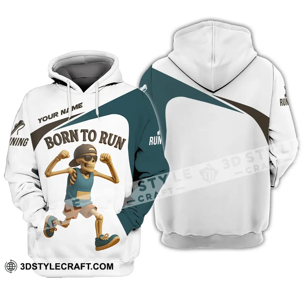 Unisex Shirt - Custom Born To Run Running Lover Sport Shirt Hoodie / S T-shirt