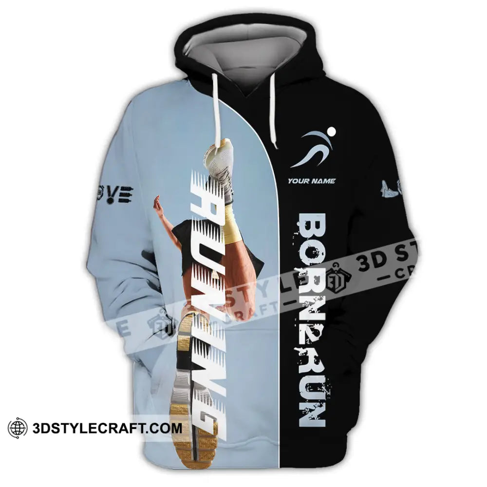 Unisex Shirt - Custom Born To Running Shirt Hoodie / S T-shirt