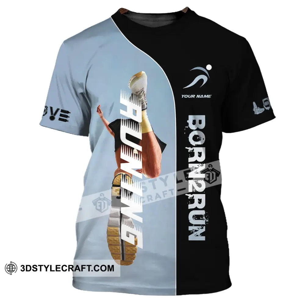 Unisex Shirt - Custom Born To Running Shirt T-Shirt / S T-shirt