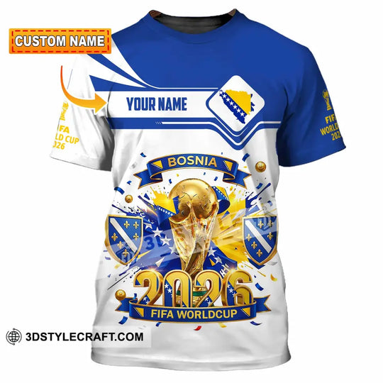 Unisex Shirt - Custom Bosnia 3D Shirt style option 1