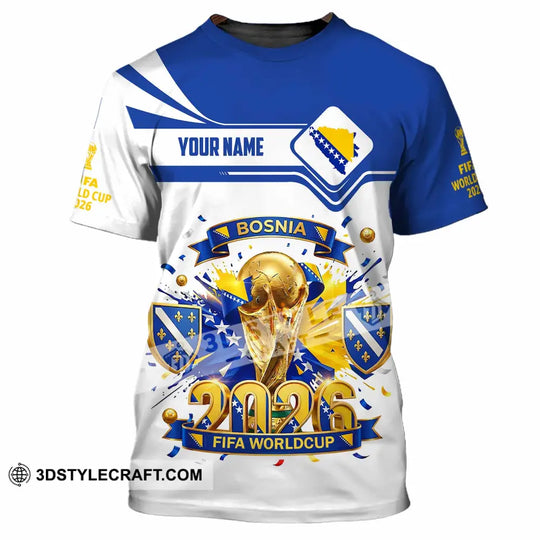 Unisex Shirt - Custom Bosnia 3D Shirt style option 4