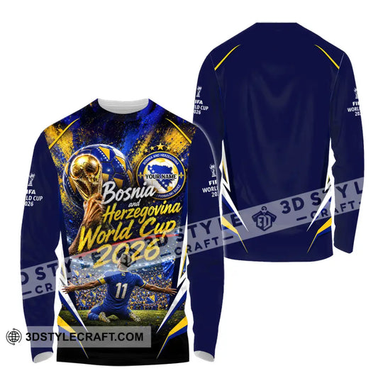 Unisex Shirt - Custom Bosnia And Herzegovina Shirt style option 2