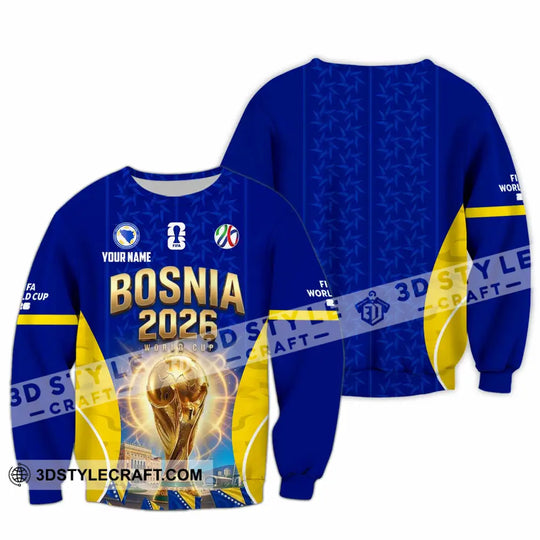 Unisex Shirt - Custom Bosnia World Cup 2026 Shirt style option 3