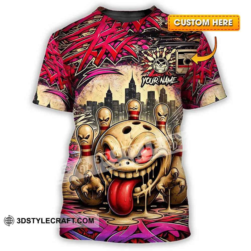Unisex Shirt - Custom Bowling 3D Shirt T-shirt