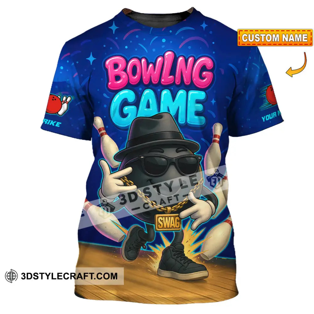 Unisex Shirt - Custom Bowling Game Swag Shirt T-shirt