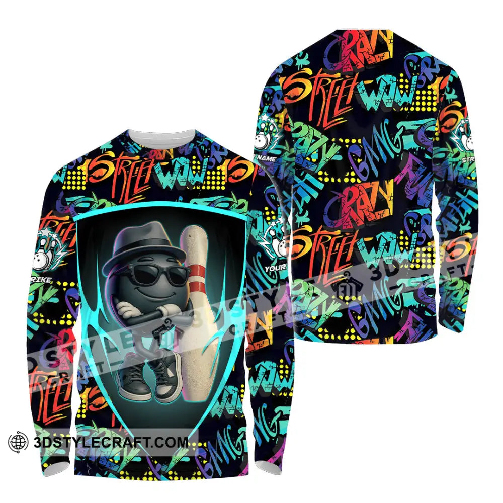 Unisex Shirt - Custom Bowling Gang Shirt Long Sleeve Shirt / S T-shirt