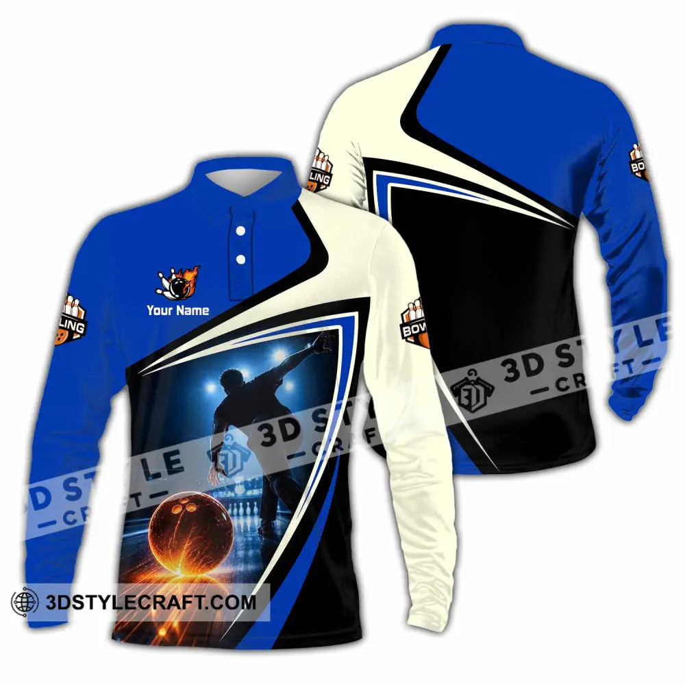 Unisex Shirt - Custom Bowling Shirt - Long Sleeve Polo / S - T-shirt