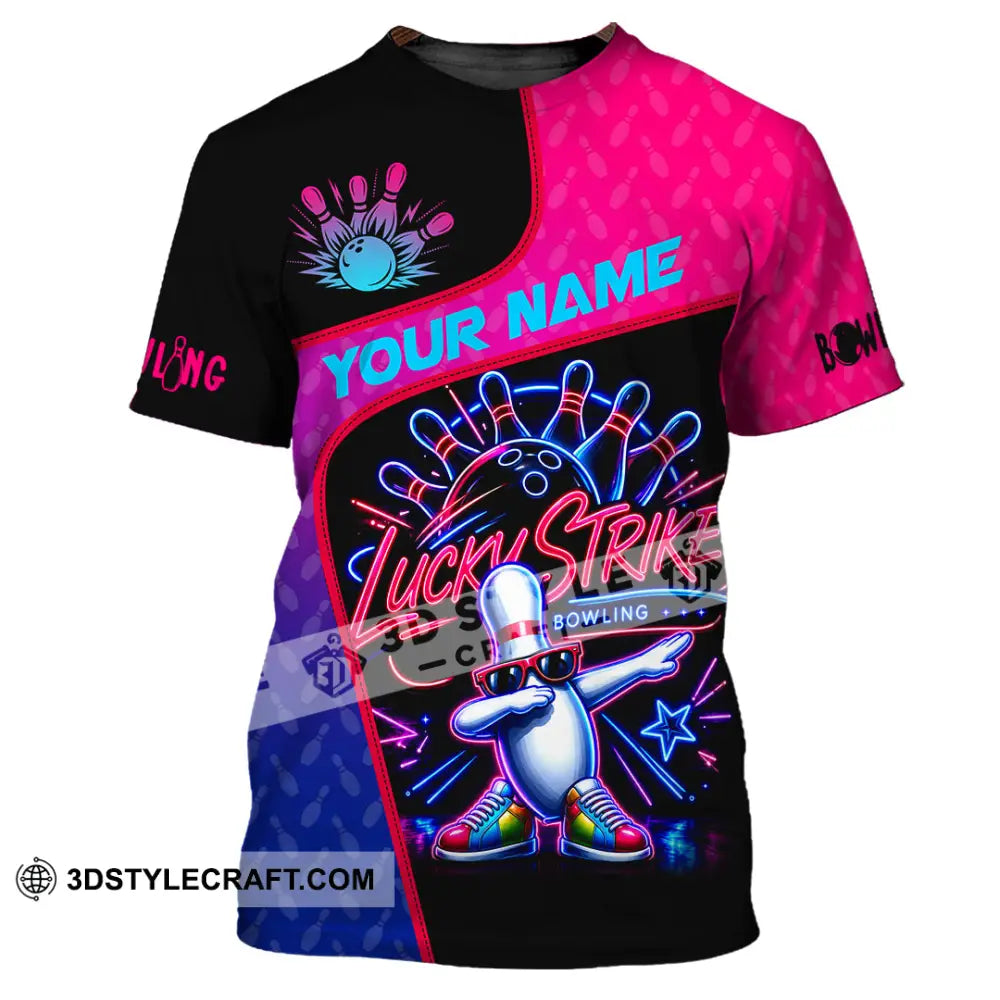 Unisex Shirt - Custom Bowling Lucky Strike Shirt - T-Shirt / S - T-shirt