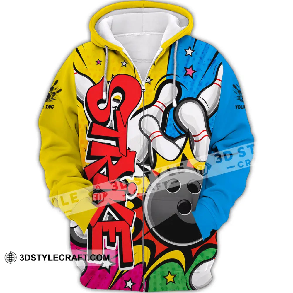Unisex Shirt - Custom Bowling Shirt - Zipper Hoodie / S - T-shirt