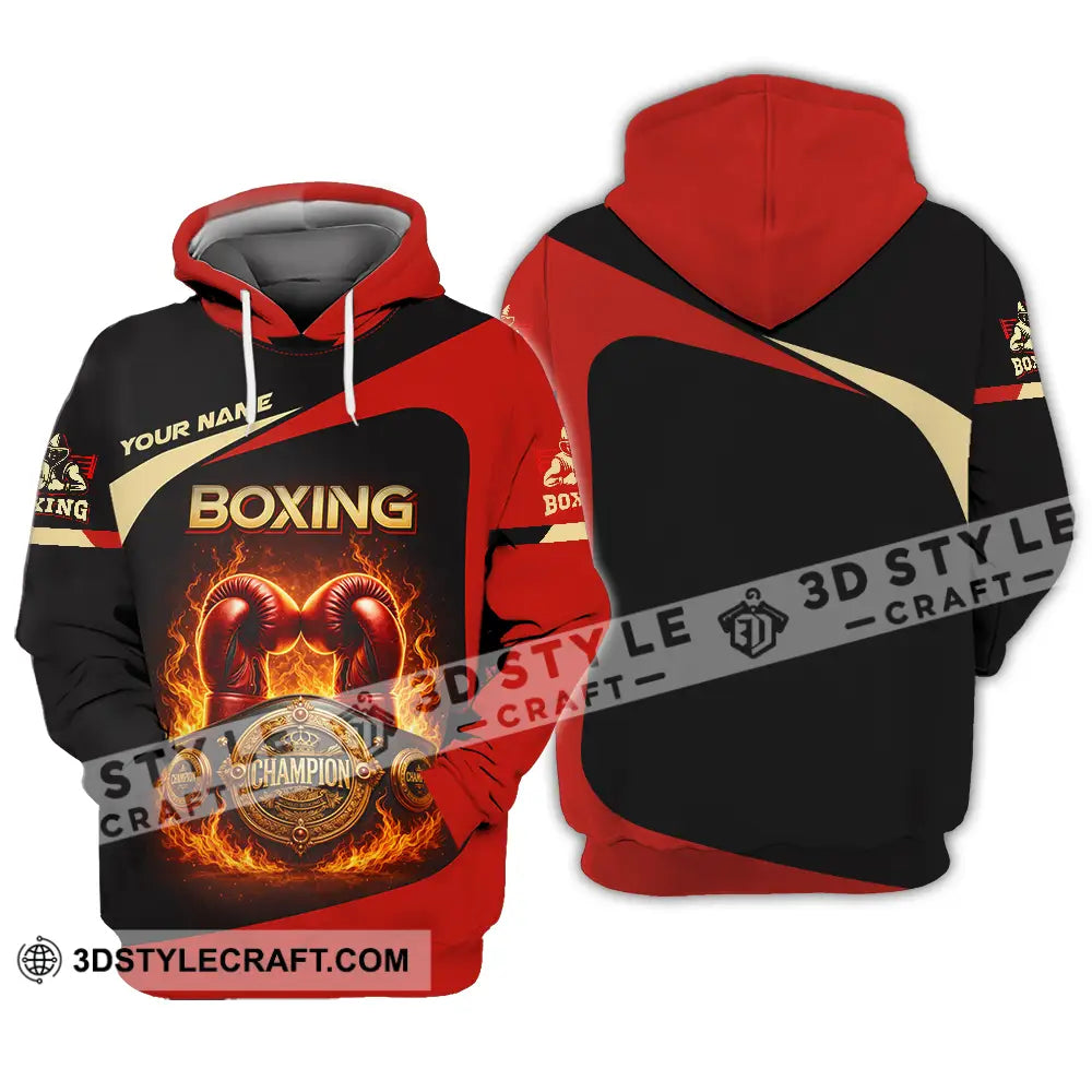 Unisex Shirt - Custom Boxing 3D Shirt Hoodie / S T-shirt