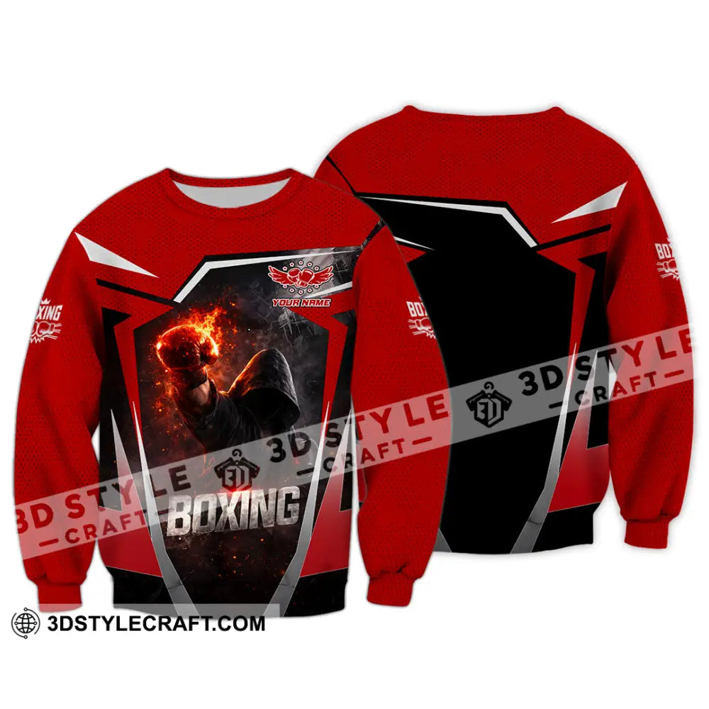Unisex Shirt - Custom Boxing 3D Shirt Long Sleeve / S T-shirt