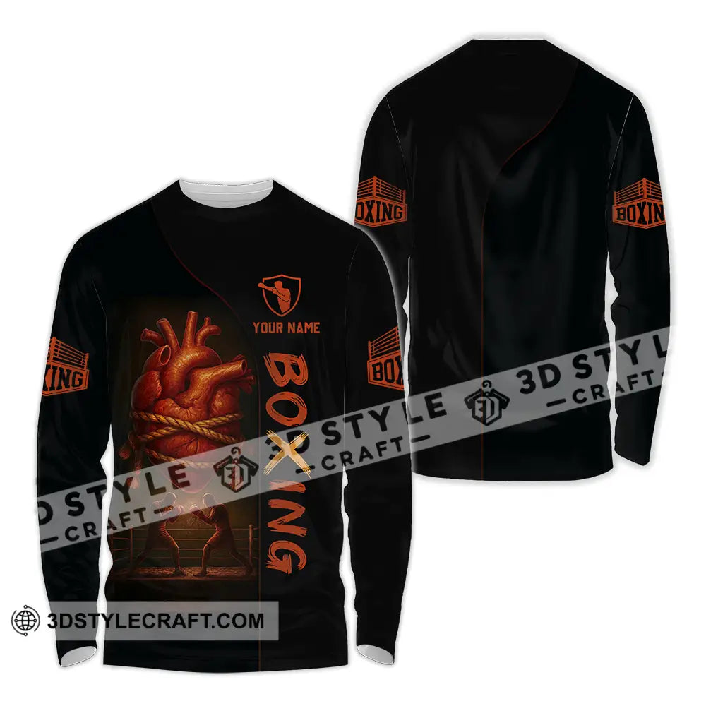 Unisex Shirt - Custom Boxing 3D Shirt Long Sleeve Shirt / S T-shirt