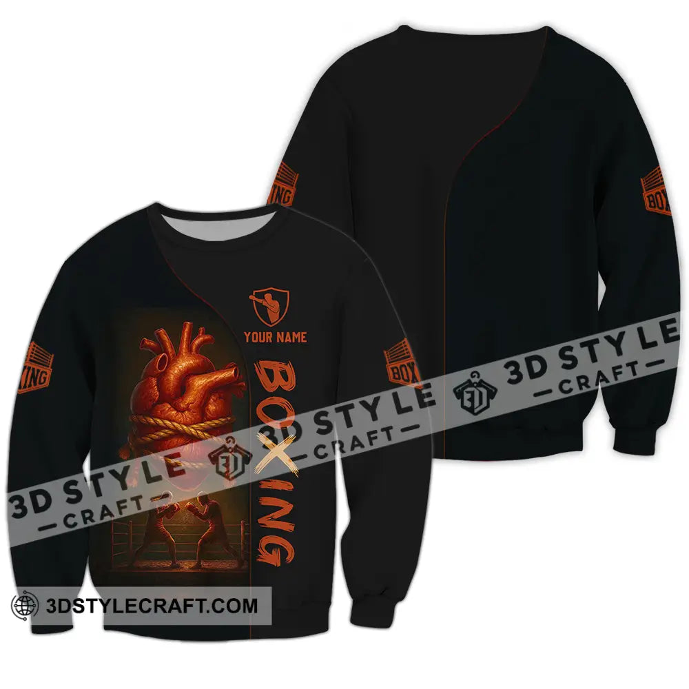 Unisex Shirt - Custom Boxing 3D Shirt Long Sleeve / S T-shirt