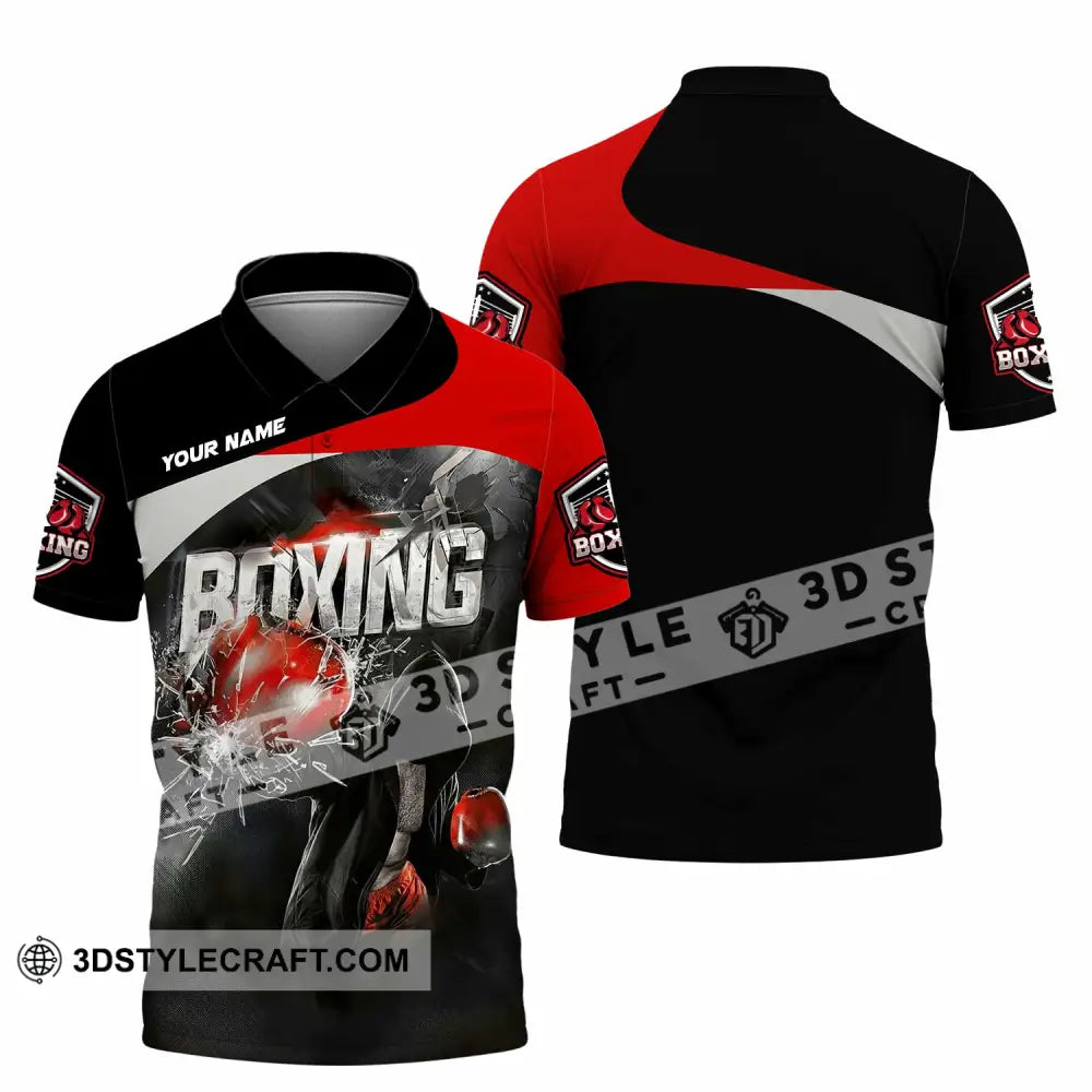 Unisex Shirt - Custom Boxing 3D Shirt Polo Shirt / S T-shirt