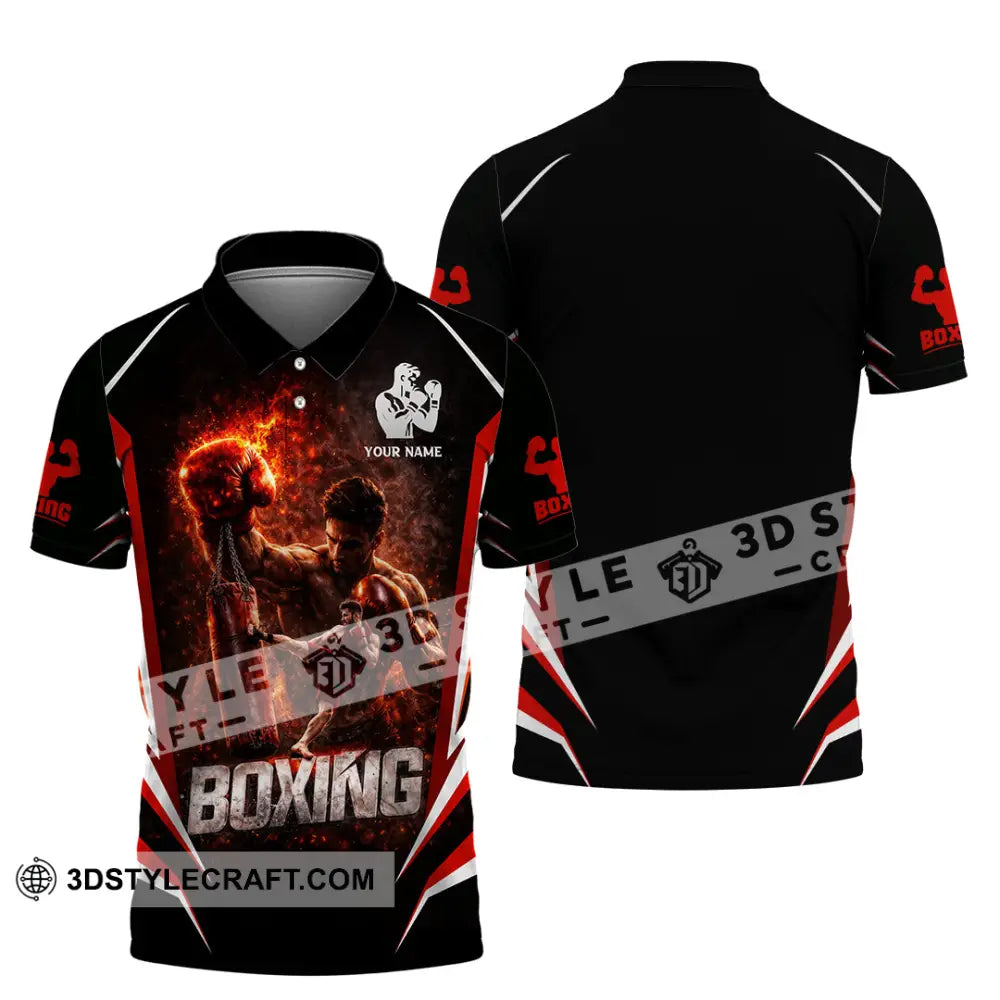 Unisex Shirt - Custom Boxing 3D Shirt Polo Shirt / S T-shirt