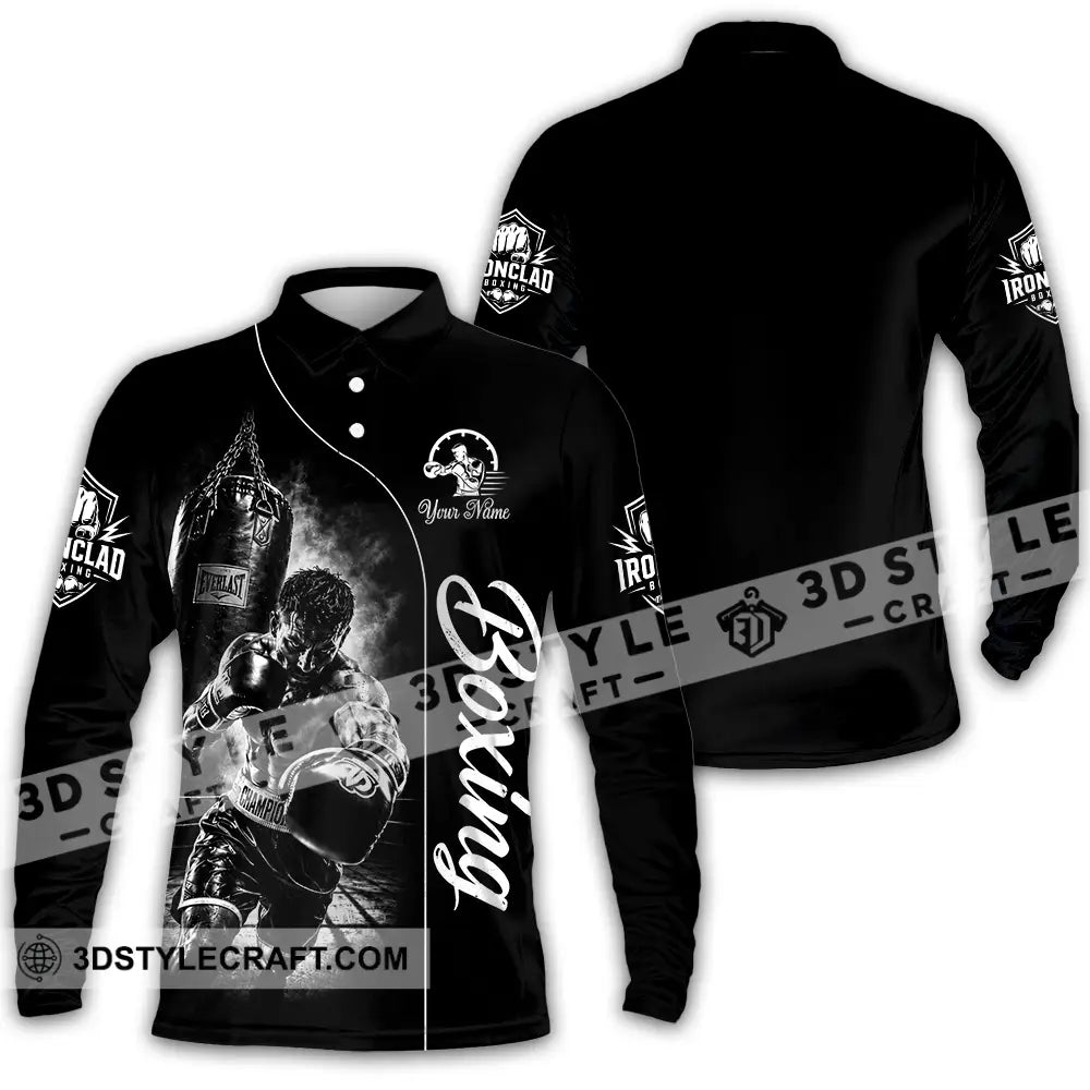 Unisex Shirt - Custom Boxing Shirt - Long Sleeve Polo / S - T-shirt
