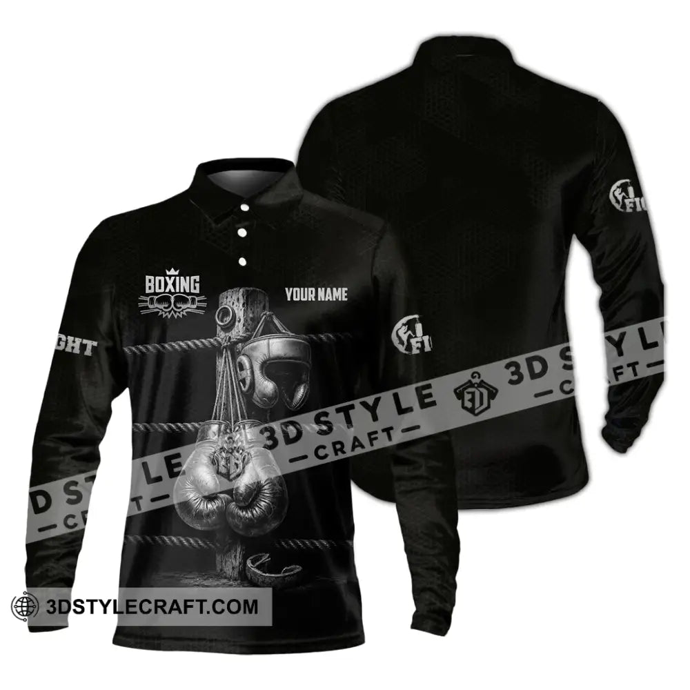 Unisex Shirt - Custom Boxing Shirt - Long Sleeve Polo / S - T-shirt