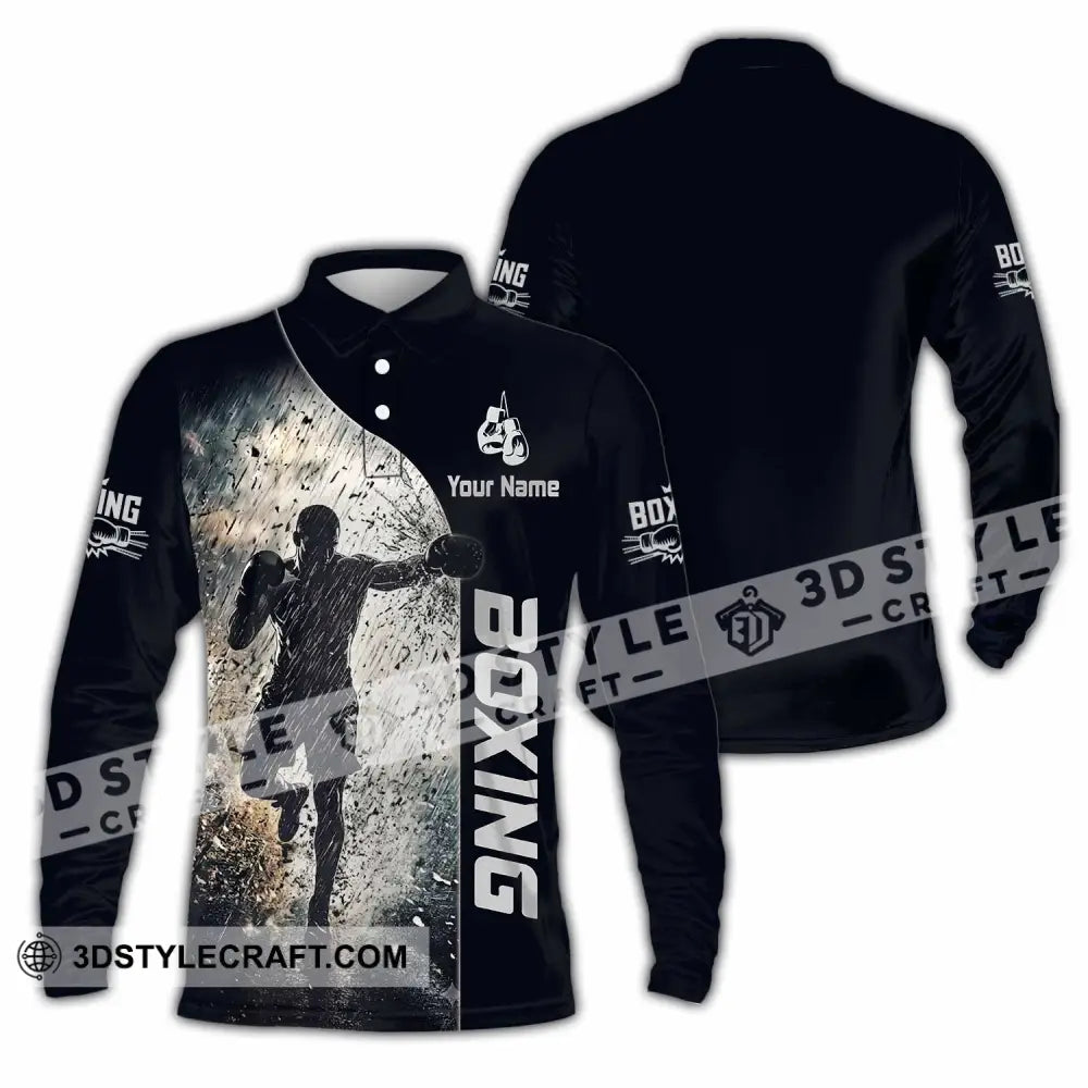 Unisex Shirt - Custom Boxing Shirt - Long Sleeve Polo / S - T-shirt