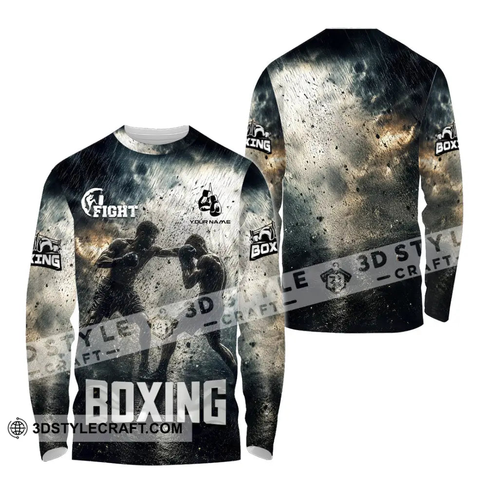 Unisex Shirt - Custom Boxing Shirt - Long Sleeve Shirt / S - T-shirt