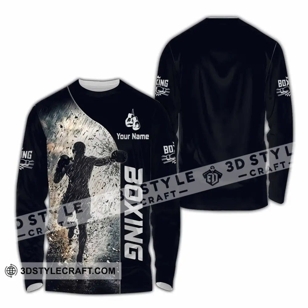 Unisex Shirt - Custom Boxing Shirt - Long Sleeve Shirt / S - T-shirt