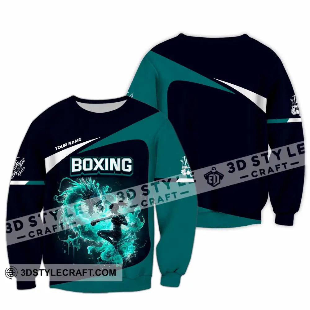 Unisex Shirt - Custom Boxing Shirt Long Sleeve / S T-shirt