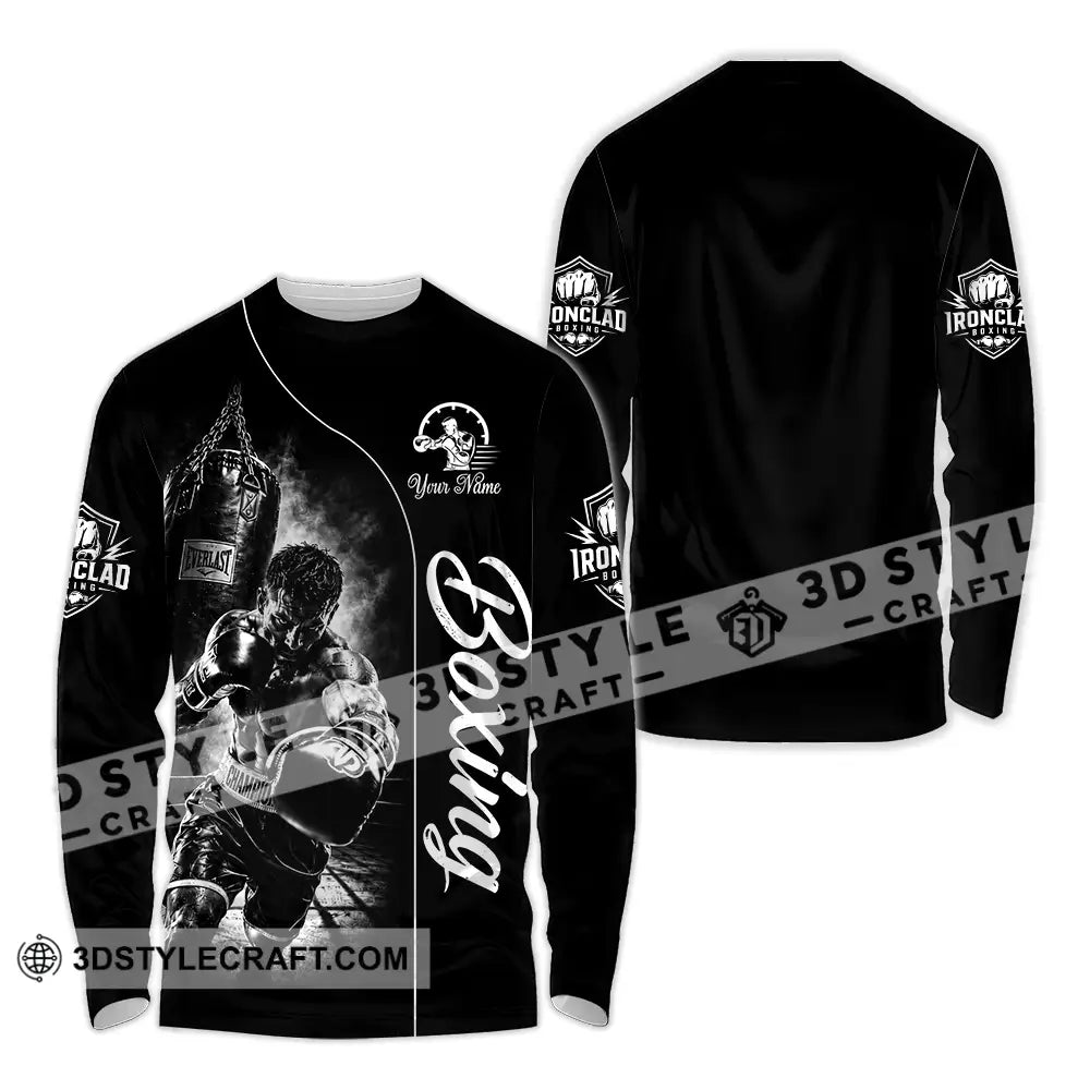 Unisex Shirt - Custom Boxing Shirt - Long Sleeve Shirt / S - T-shirt