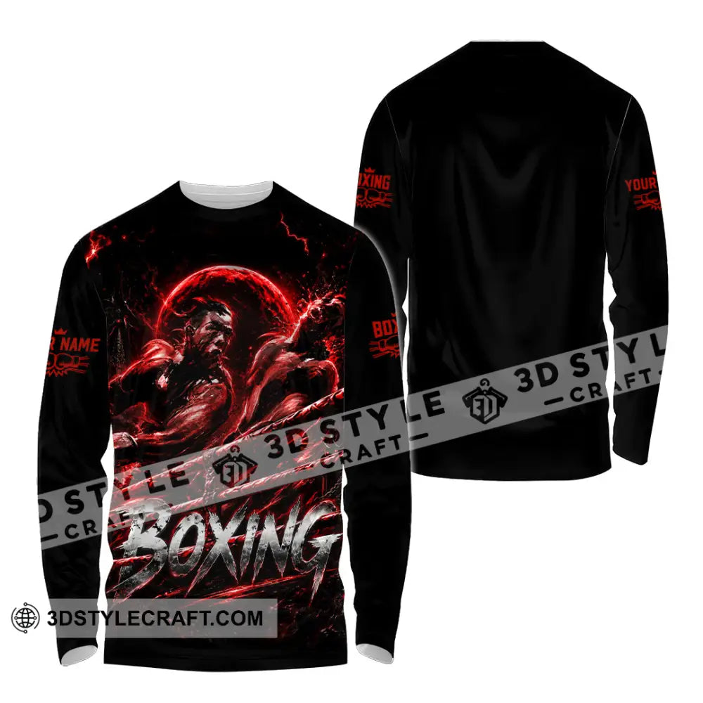 Unisex Shirt - Custom Boxing Shirt - Long Sleeve Shirt / S - T-shirt