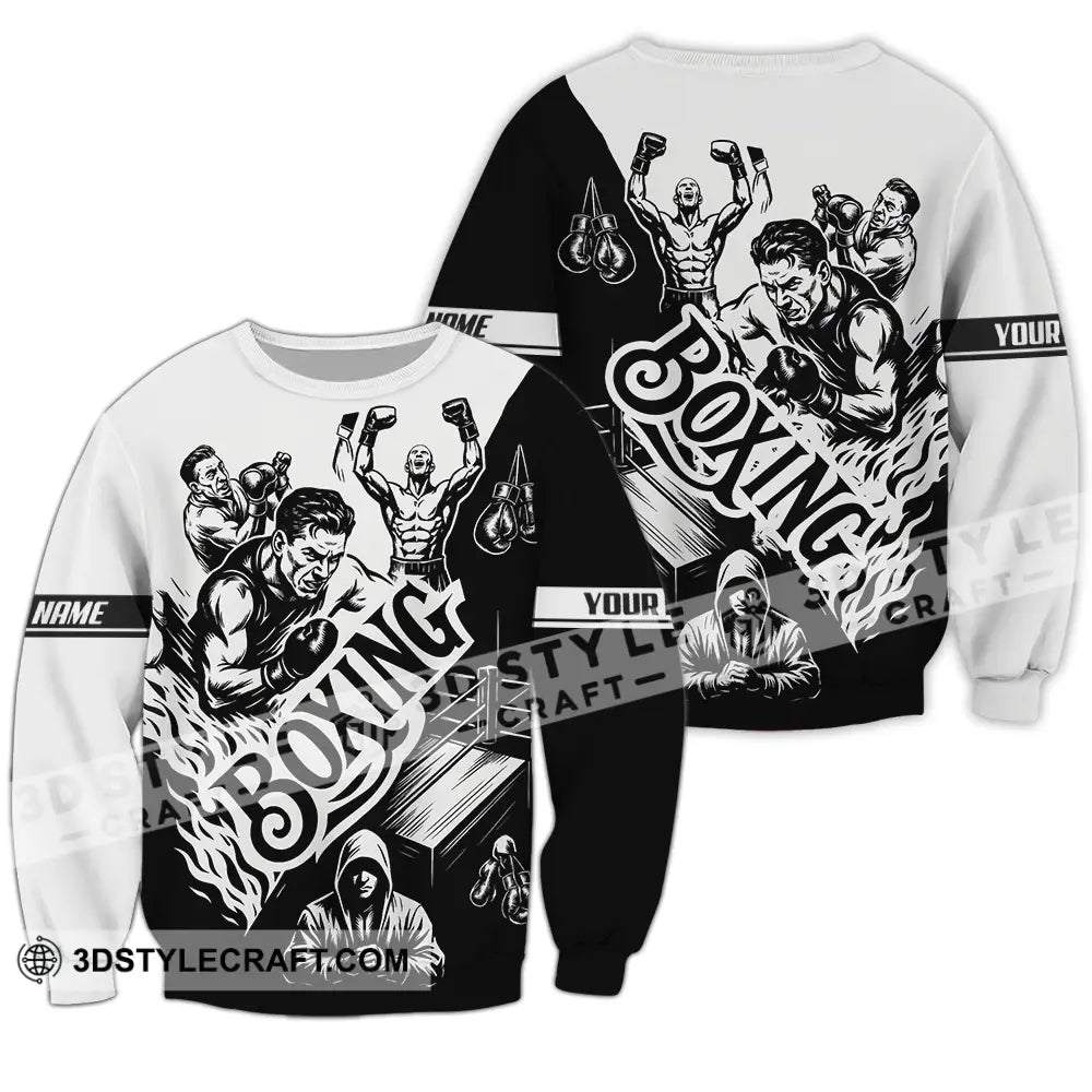 Unisex Shirt - Custom Boxing Men Shirt Long Sleeve / S T-shirt