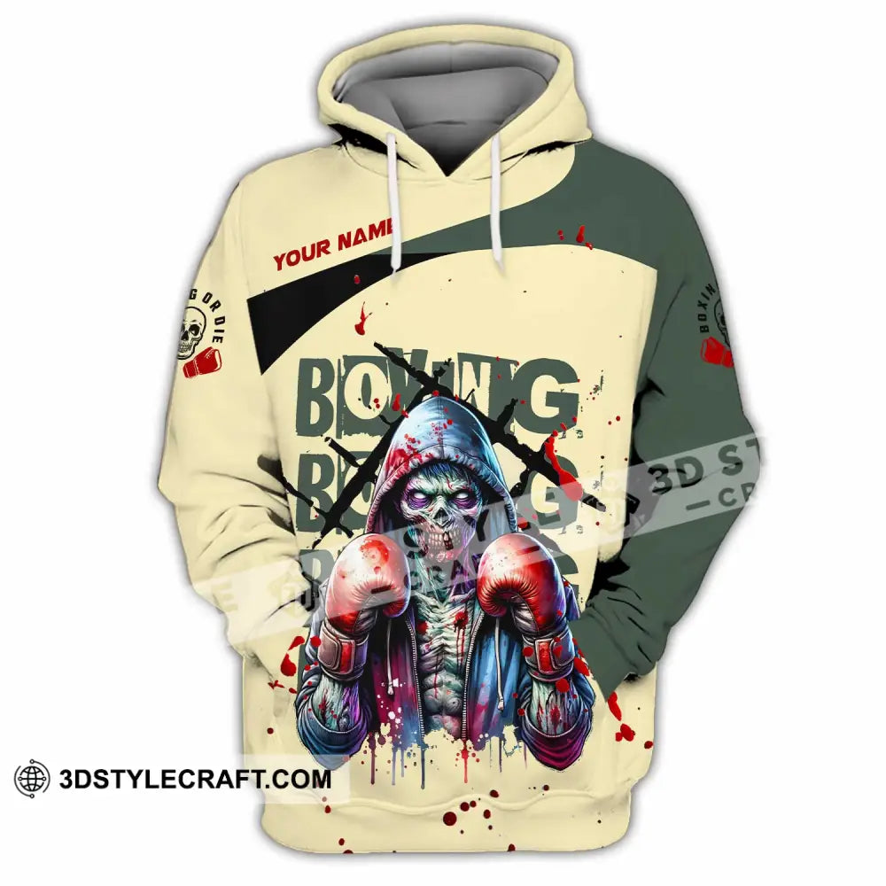 Unisex Shirt Custom Boxing Sport Shirt Hoodie / S T shirt